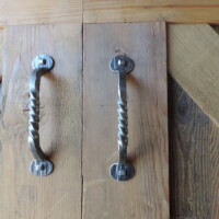 Hand Forged iron door handles