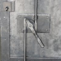 custom iron door