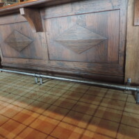 custom iron foot rail