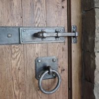 iron wine room door