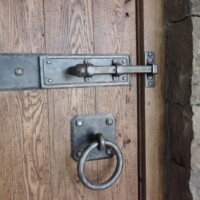 iron wine room door