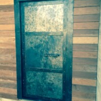custom iron door