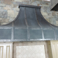 custom iron range hood