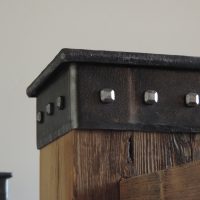 custom iron rail cap