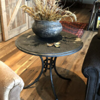 Forged iron table