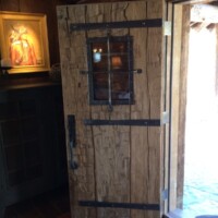 custom wooden door