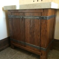 Custom Hand Forged cabinet